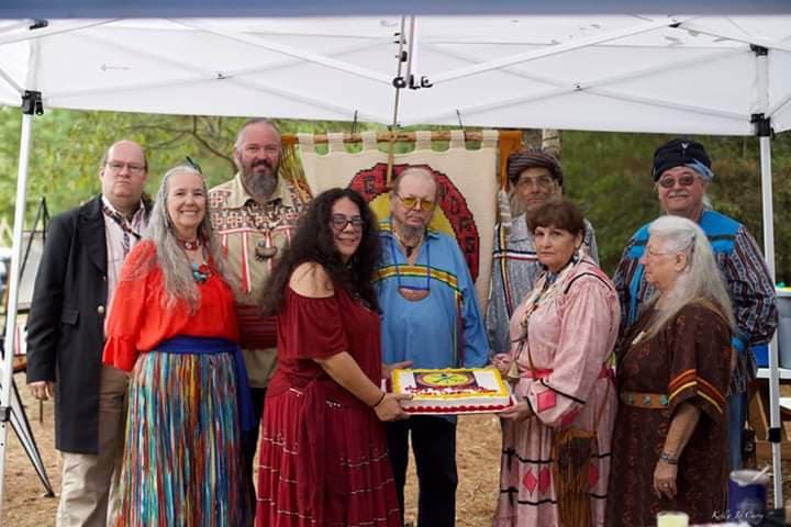 Tsalagiyi Nvdagi Tribal Officers celebrating our Bicentennial and Official State Tribal Recognition